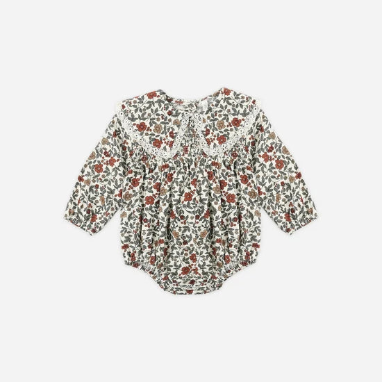 RYLEE + CRU FERN ROMPER - HOLIDAY FLORAL