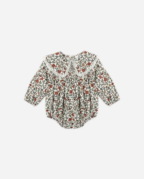 RYLEE + CRU FERN ROMPER - HOLIDAY FLORAL