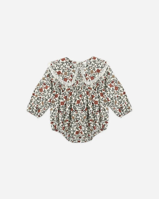 RYLEE + CRU FERN ROMPER - HOLIDAY FLORAL