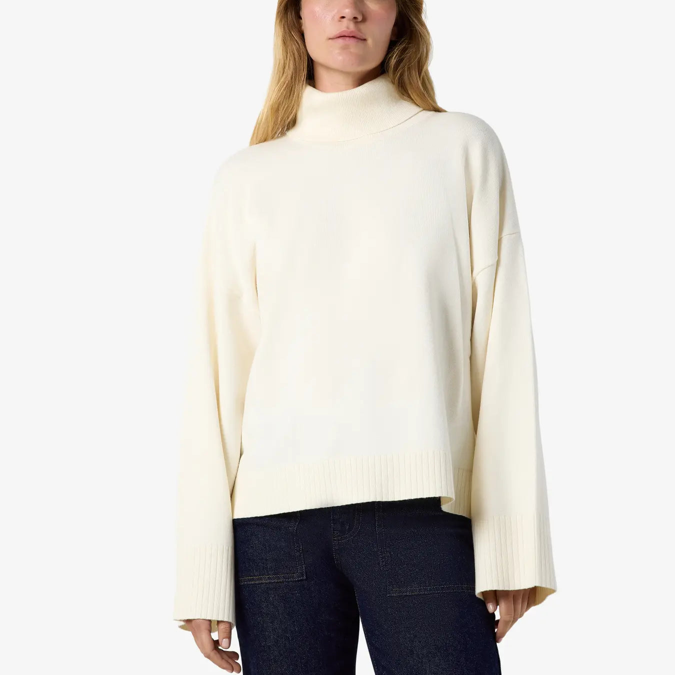 NM COSTA ROLLNECK PULLOVER - BIRCH