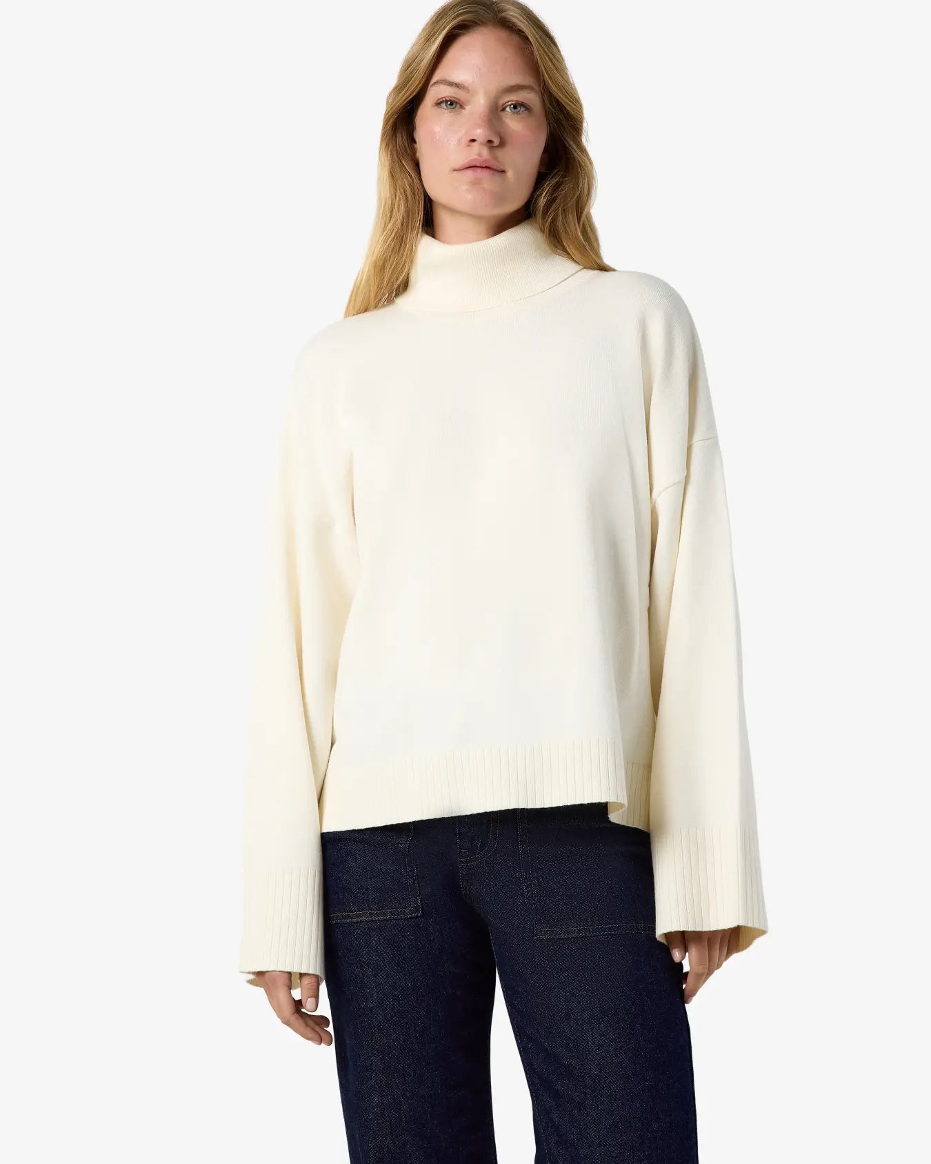 NM COSTA ROLLNECK PULLOVER - BIRCH
