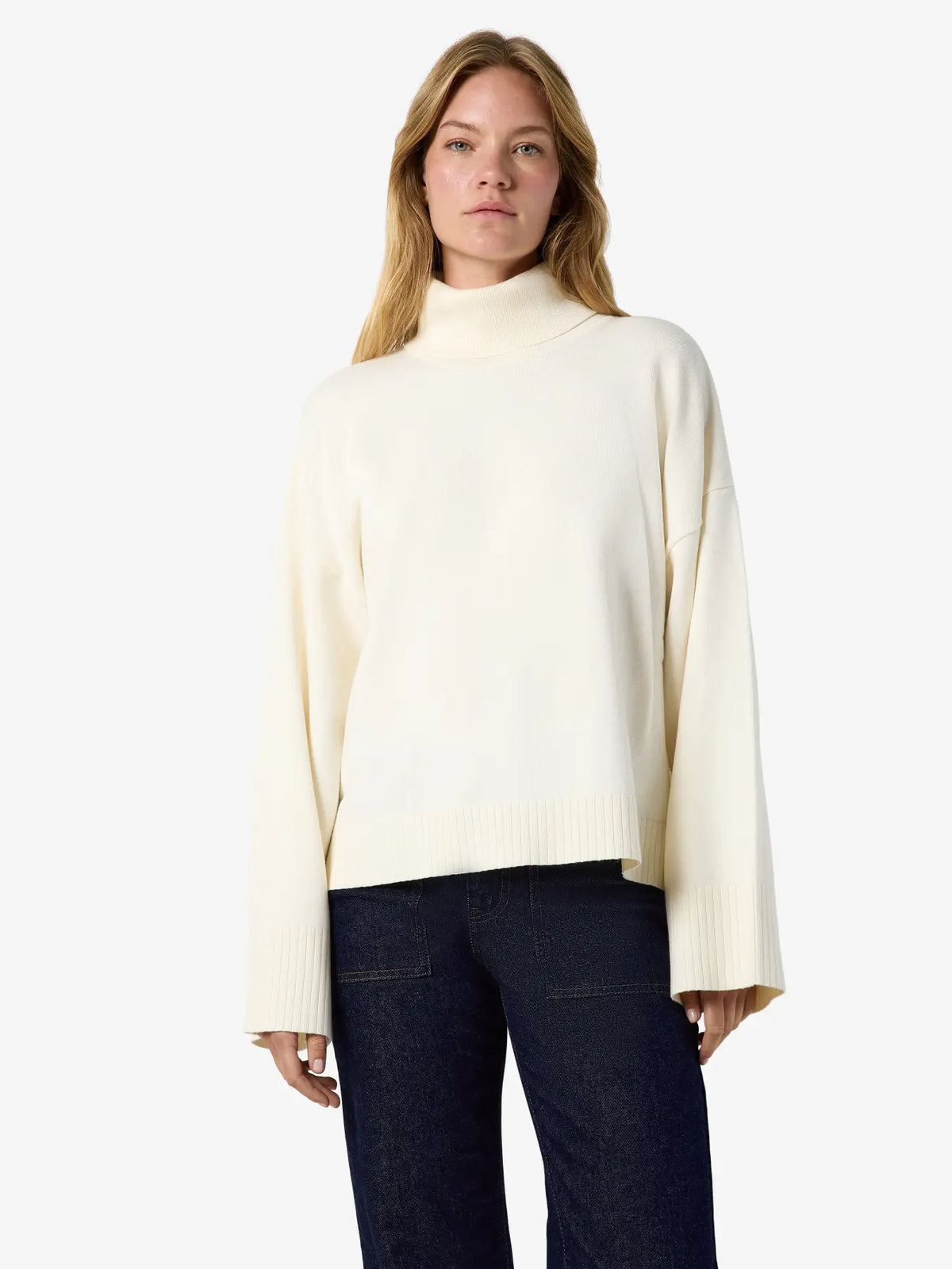 NM COSTA ROLLNECK PULLOVER - BIRCH