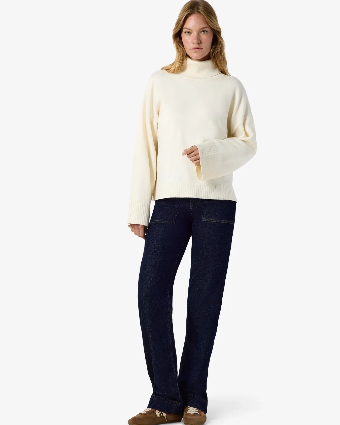 NM COSTA ROLLNECK PULLOVER - BIRCH