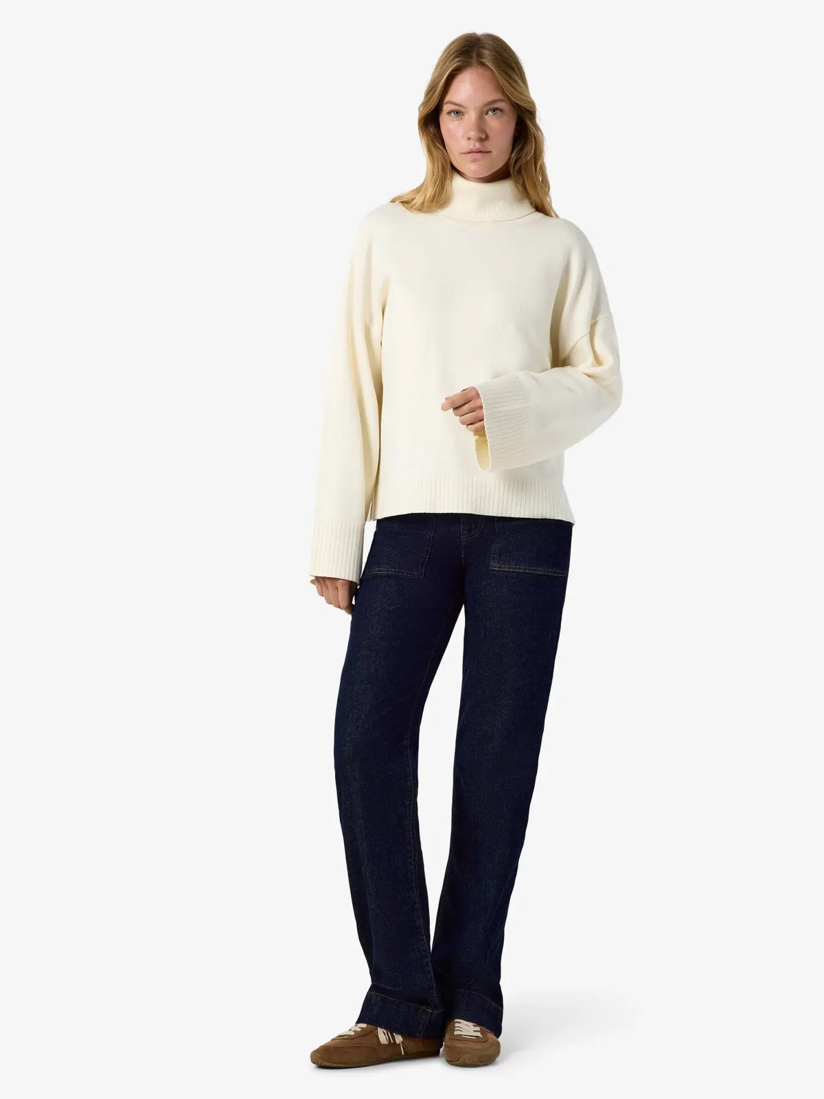 NM COSTA ROLLNECK PULLOVER - BIRCH