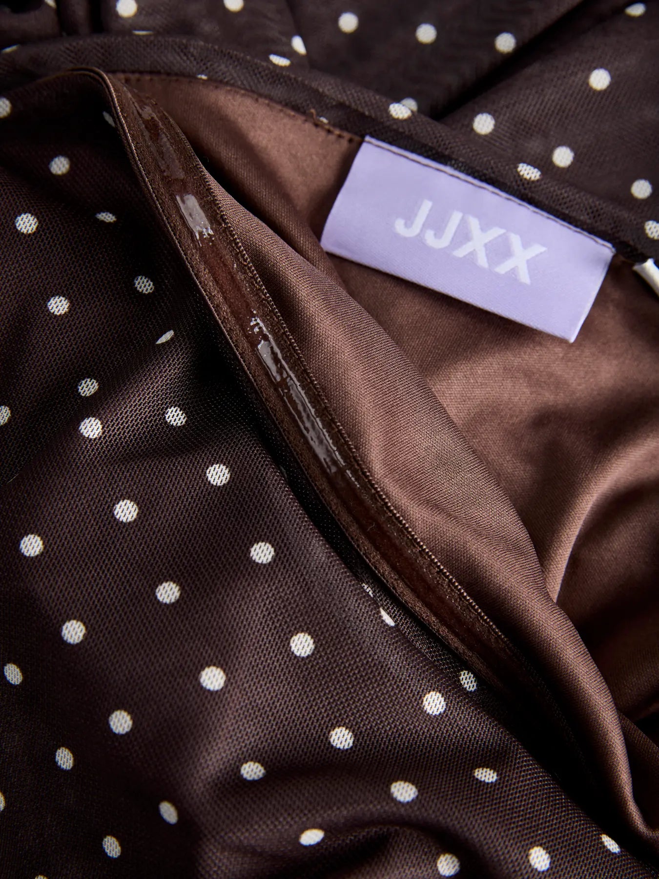 JJXX ELVIRA MESH SCARF DRESS - SEAL BROWN