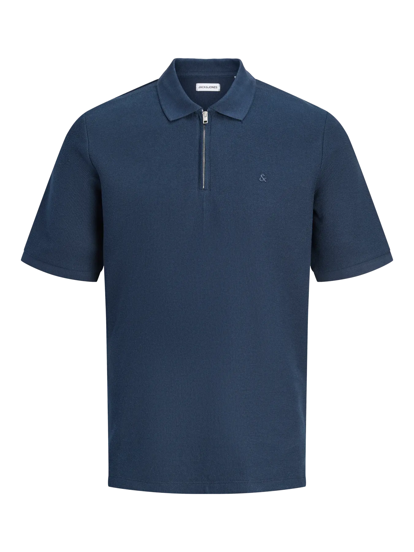 JJ AUSTIN ZIP POLO - NAVY BLAZER