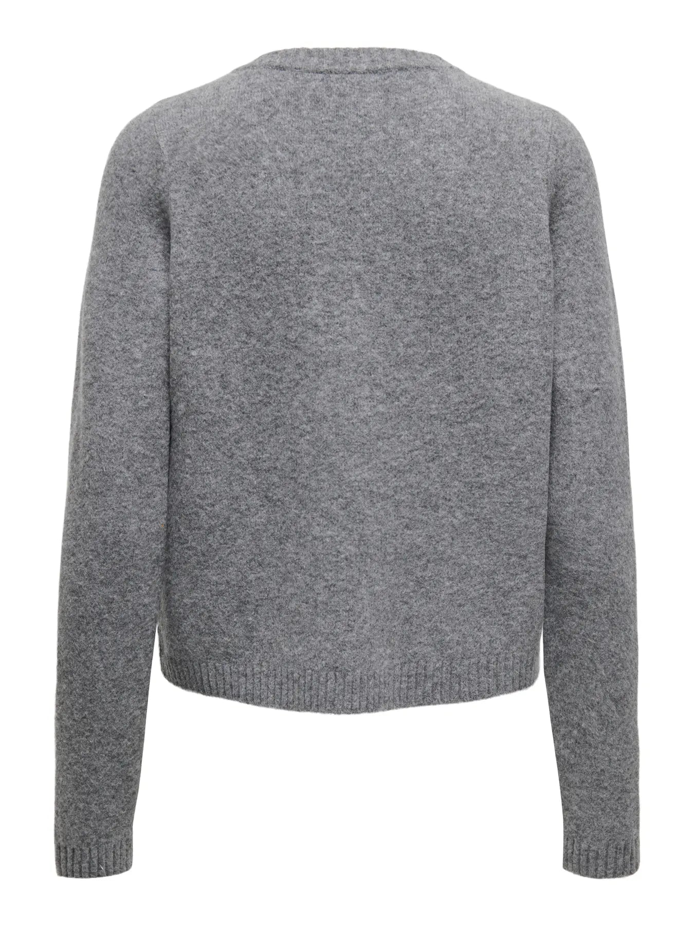 ONLY JESSIE LS ONE STRING CARDIGAN - MEDIUM GREY MELANGE