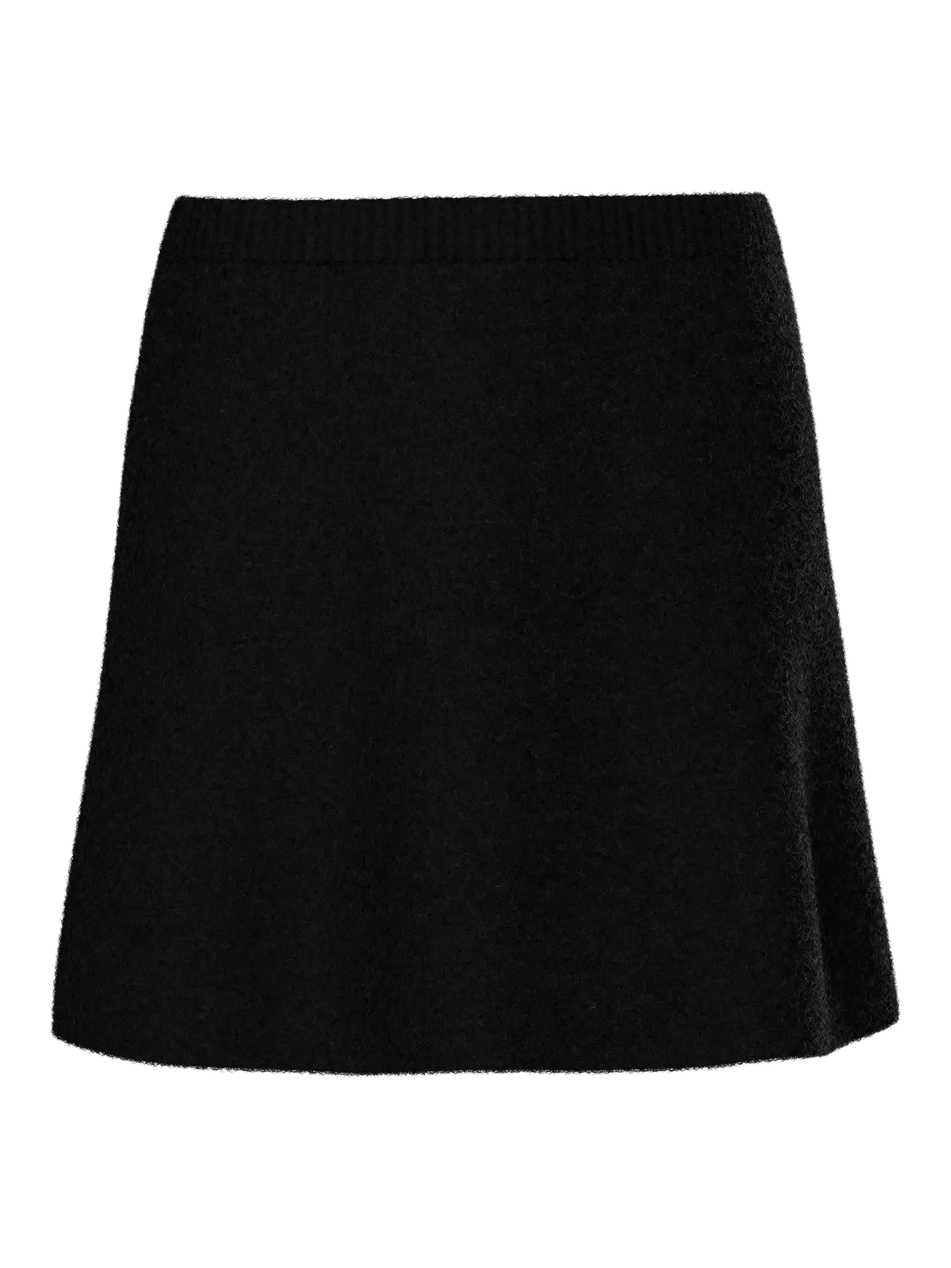PIECES MALOU HW KNIT SKIRT - BLACK
