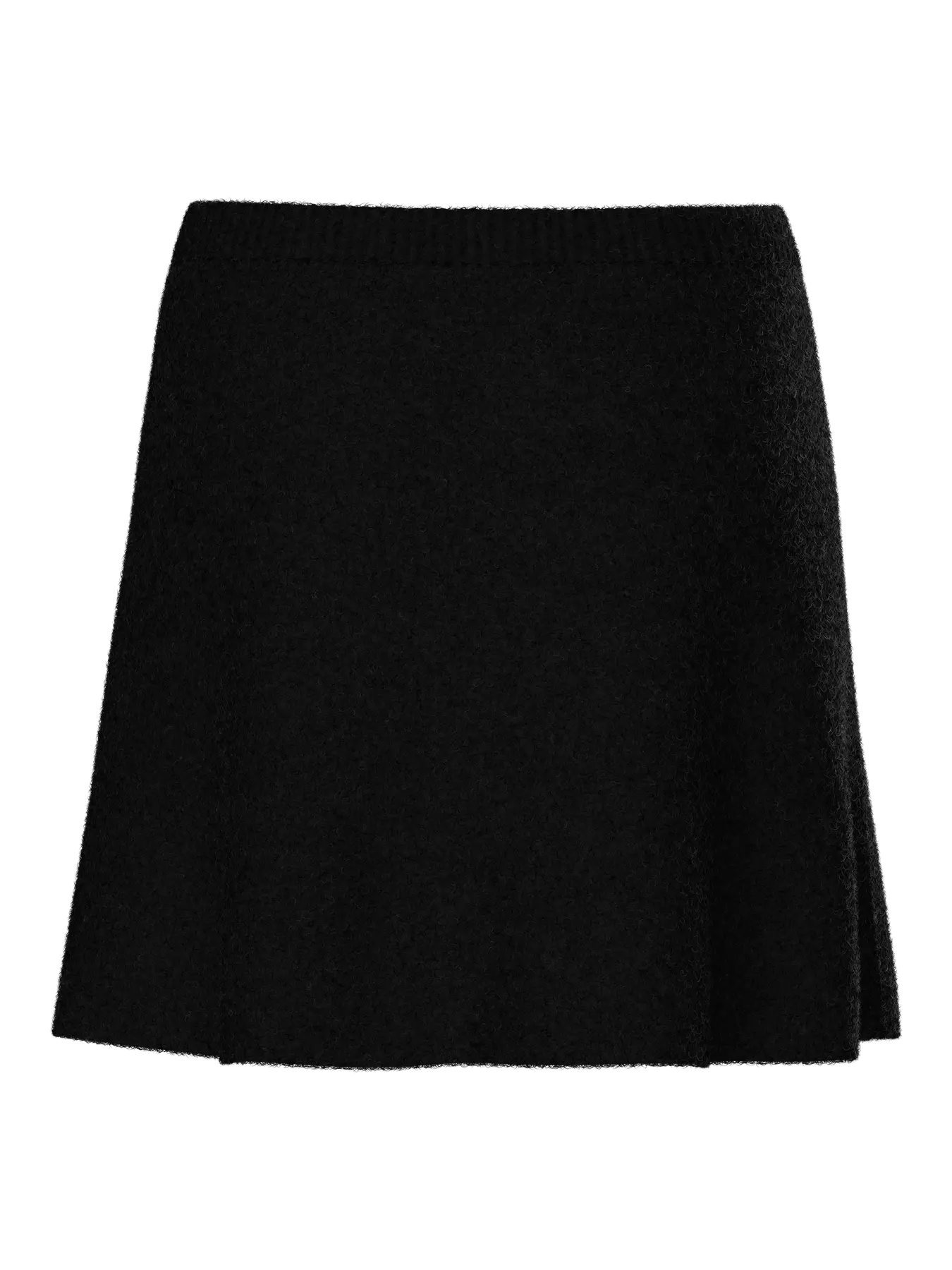 PIECES MALOU HW KNIT SKIRT - BLACK