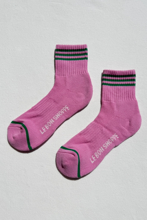 LE BON SHOPPE GIRLFRIEND SOCKS - ROSE PINK