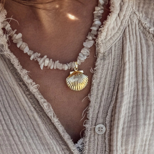 OAK + EVE SUMMERSIDE NECKLACE - GOLD