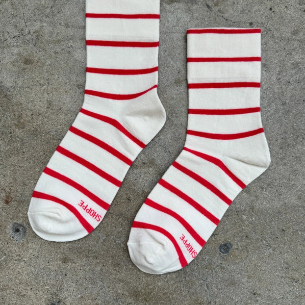 LE BON SHOPPE WALLY SOCKS - CANDY CANE