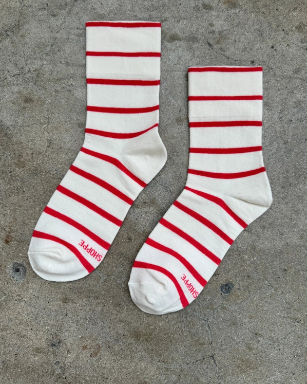 LE BON SHOPPE WALLY SOCKS - CANDY CANE