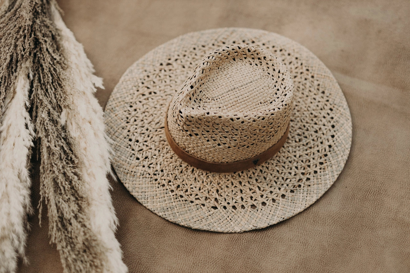 WEST VON CLEO WOODGRASS HAT - NATURAL