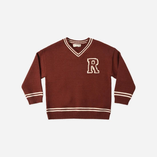 RYLEE + CRU REDWOOD SWEATER - BRICK