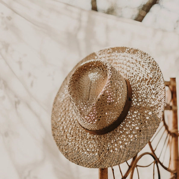 WEST VON CLEO WOODGRASS HAT - NATURAL