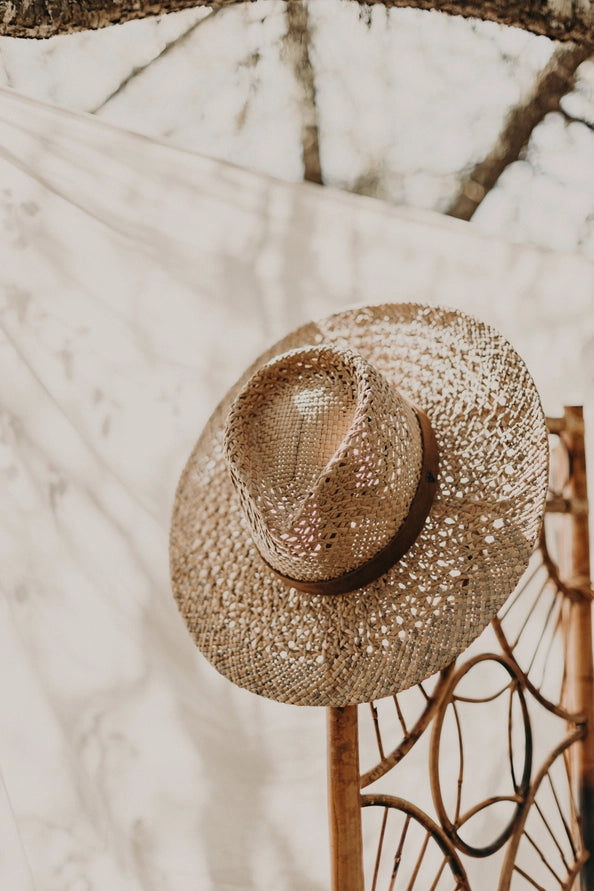 WEST VON CLEO WOODGRASS HAT - NATURAL