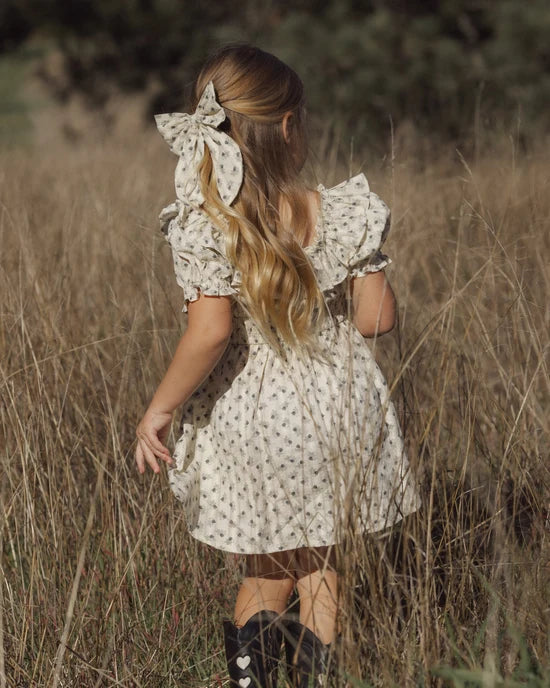 RYLEE + CRU OVERSIZED BOW - VINTAGE FLEUR