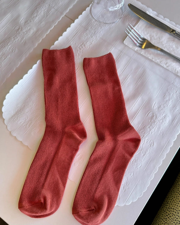 LE BON SHOPPE TROUSER SOCKS - WHISKEY