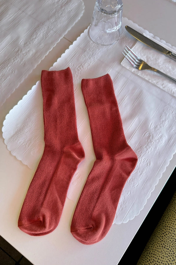 LE BON SHOPPE TROUSER SOCKS - WHISKEY