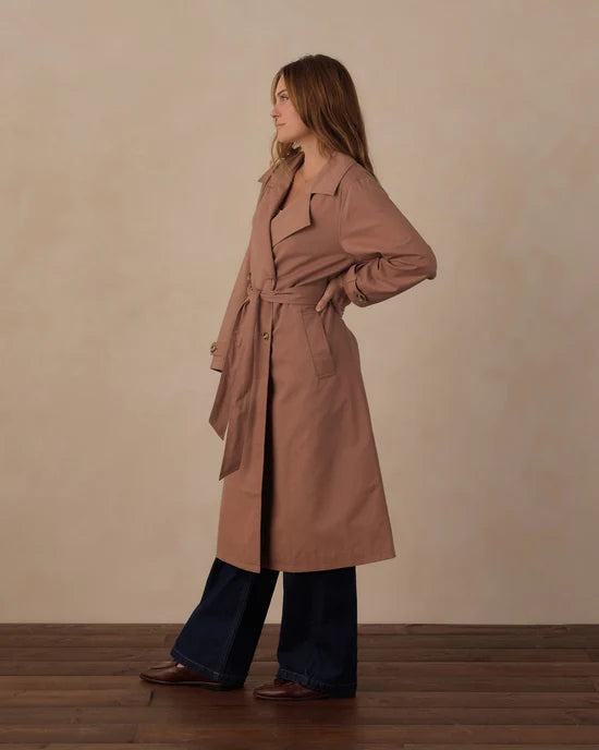 RYLEE + CRU TRENCH COAT - CLAY