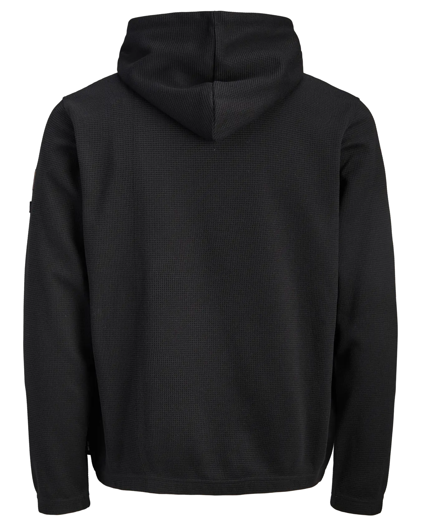 JJ DAYTONA WAFFLE HOODIE - BLACK