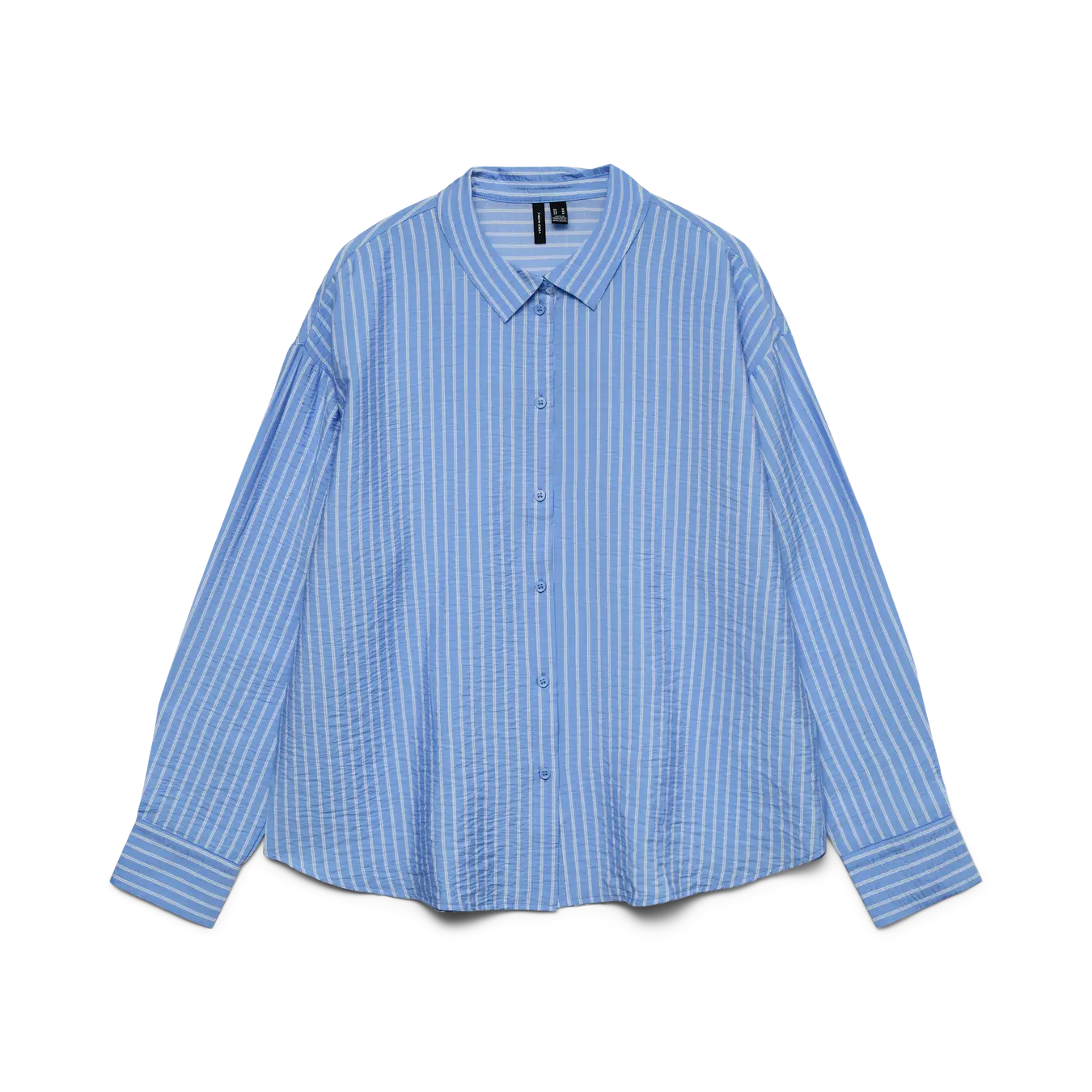 VM KAJA LS BUTTON DOWN SHIRT - VISTA BLUE
