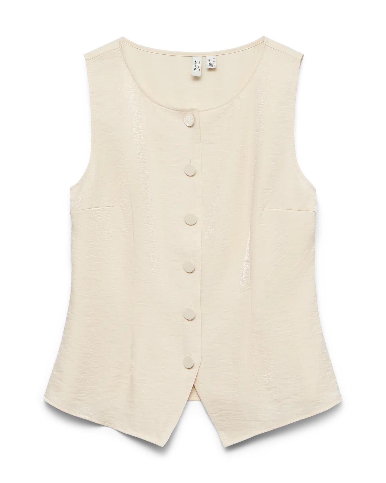 VM ISLA BLAZER VEST - BIRCH
