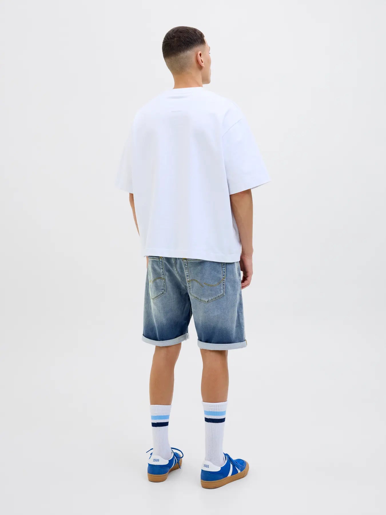 RICK ICON DENIM SHORTS - BLUE DENIM