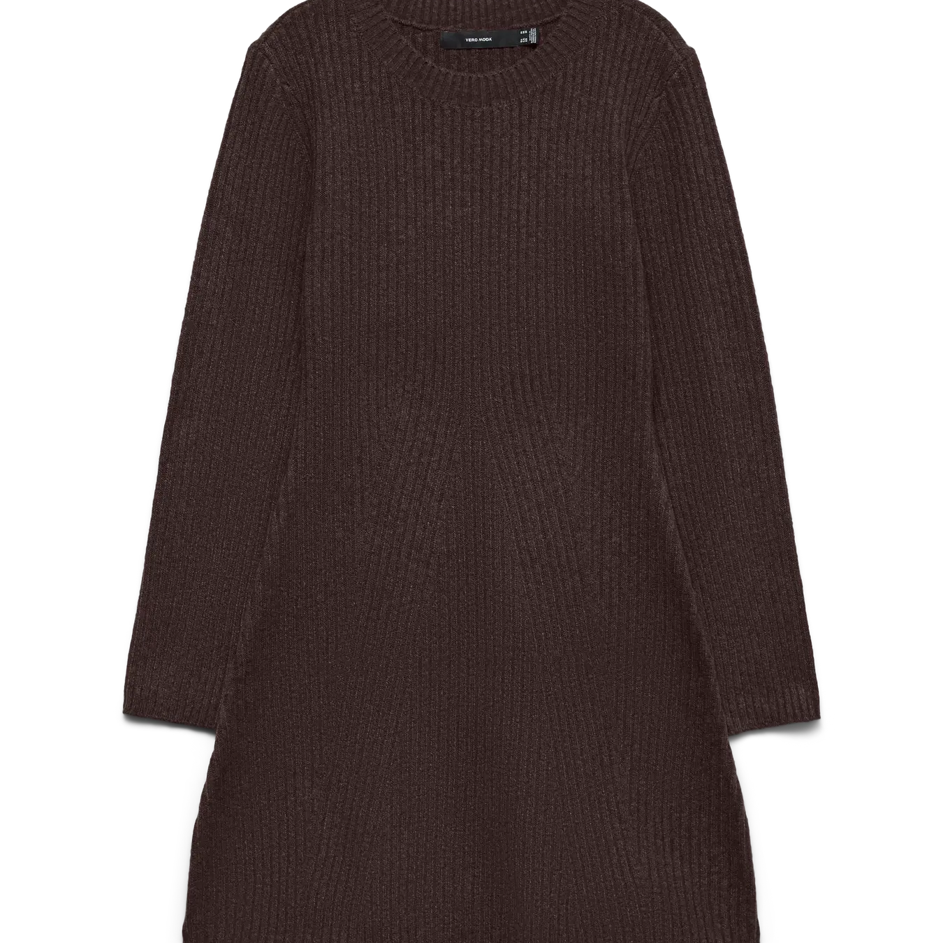 VM JOSANNA LS KNIT DRESS - CHOCOLATE TORTE