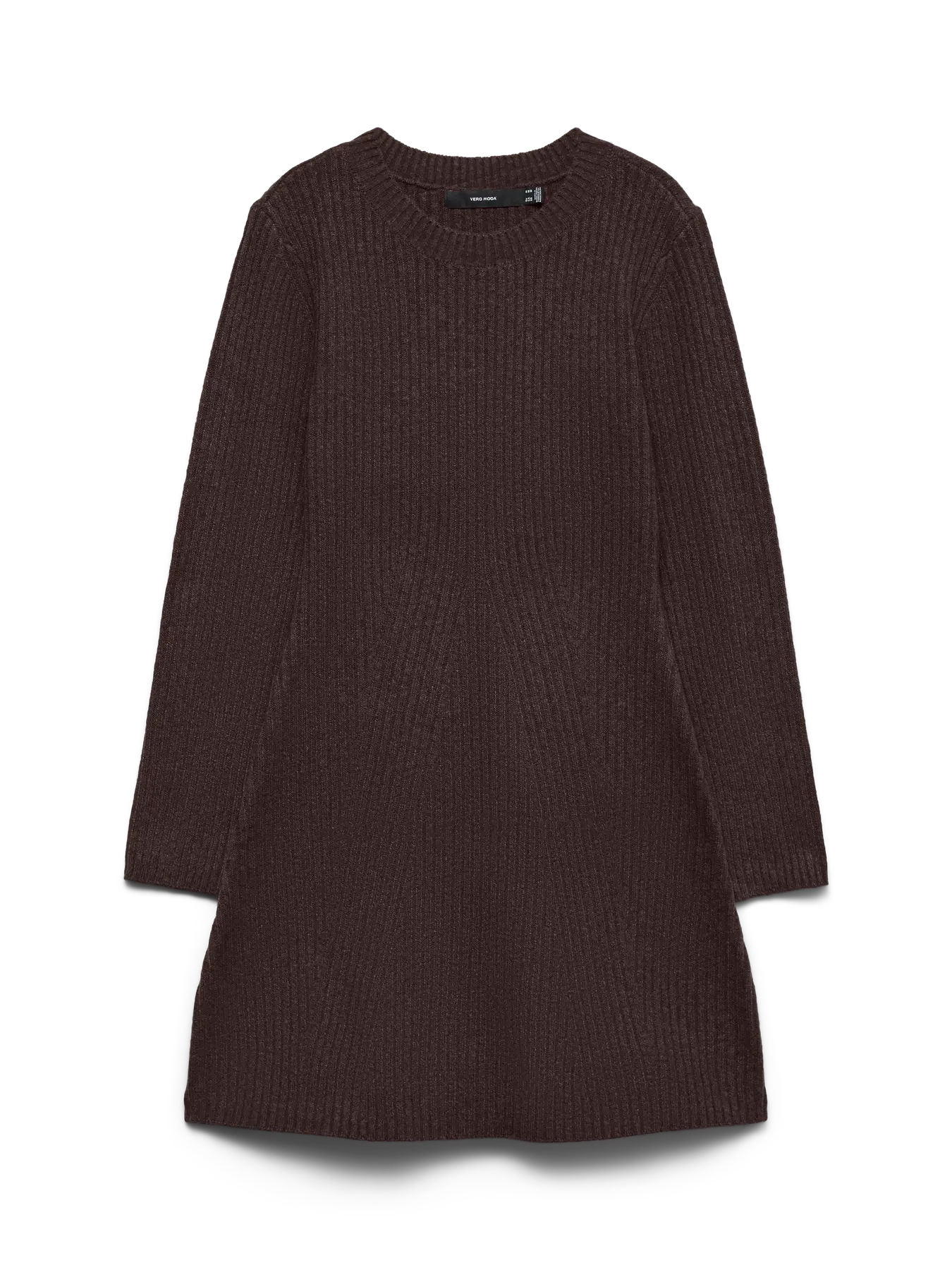 VM JOSANNA LS KNIT DRESS - CHOCOLATE TORTE