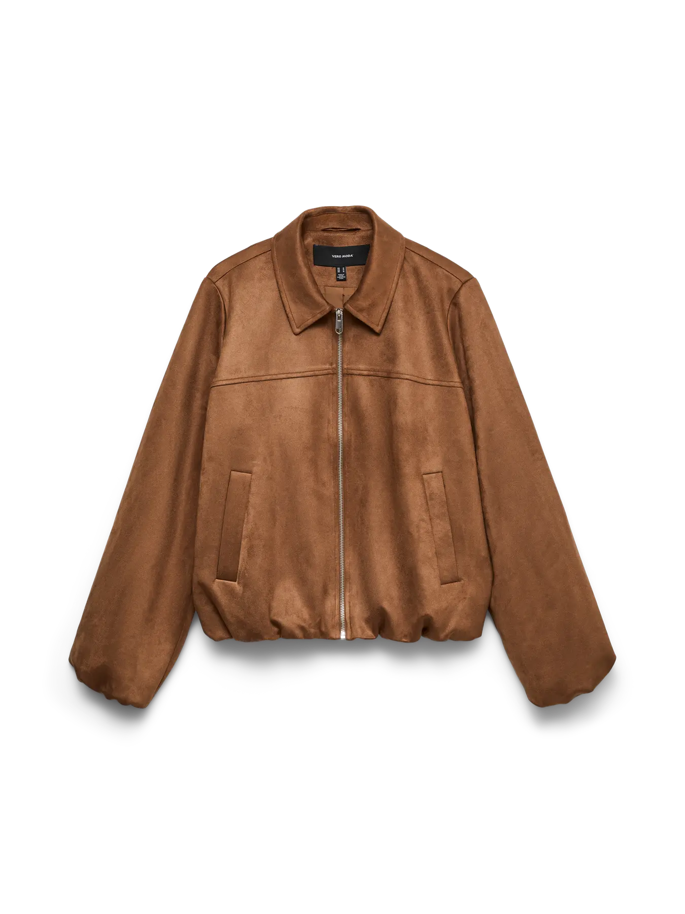 VM JOSEIDA SHORT SUEDE JACKET - COGNAC