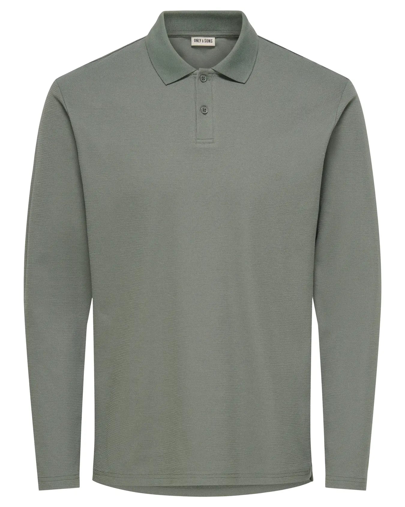 ONLY + SONS BEN REG LS POLO - CASTOR GREY