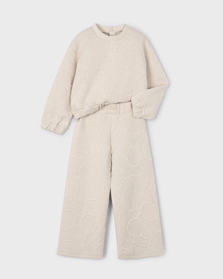 MAYORAL PADDED TRACKSUIT - CREAM