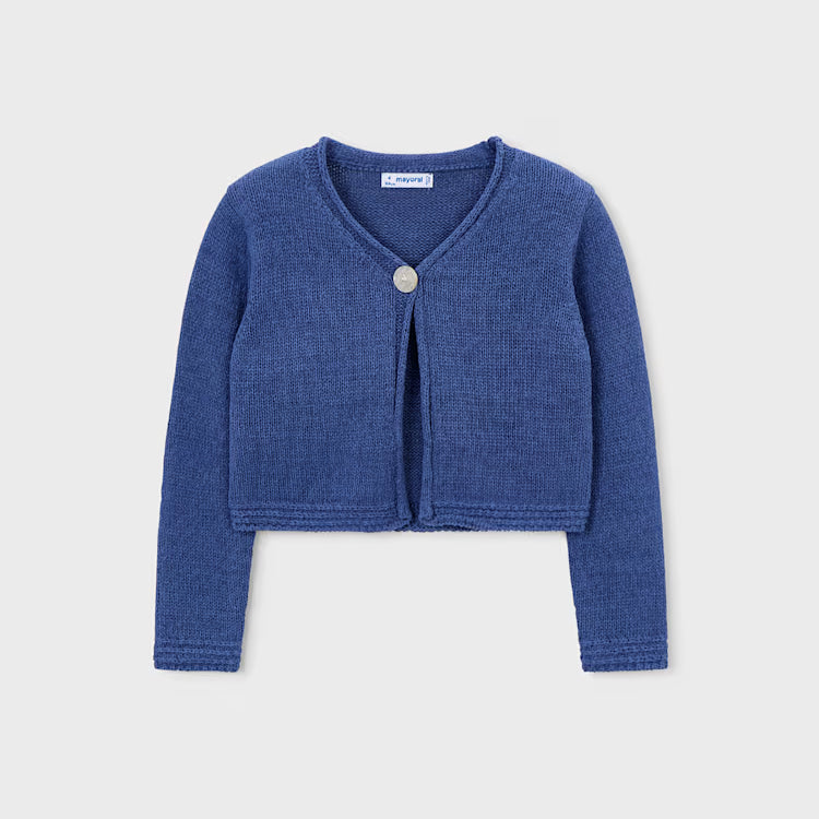 MAYORAL LS CARDIGAN - PORCELAIN