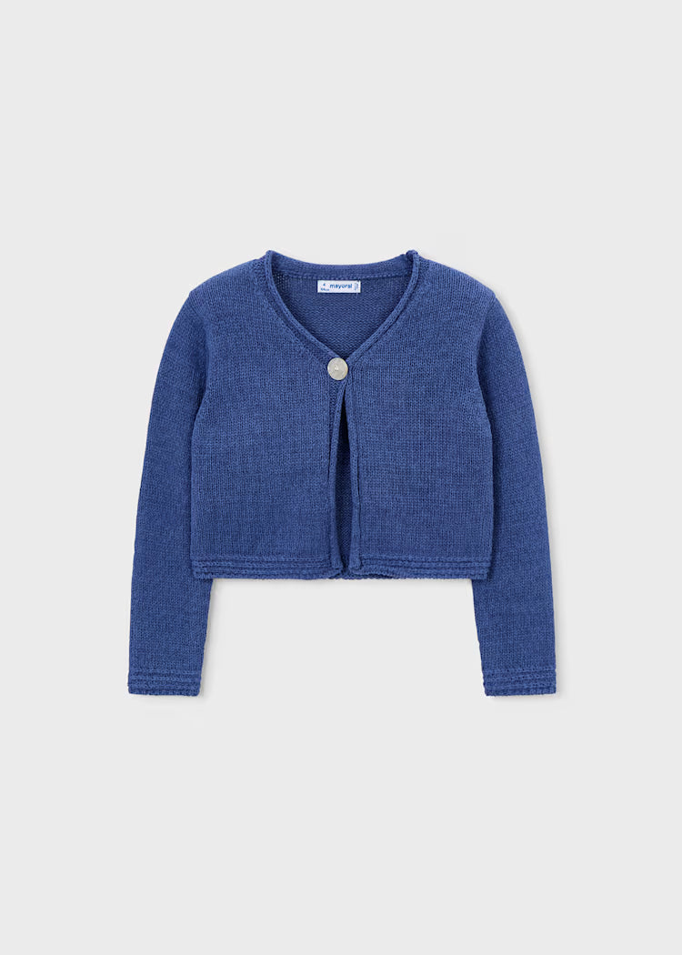 MAYORAL LS CARDIGAN - PORCELAIN