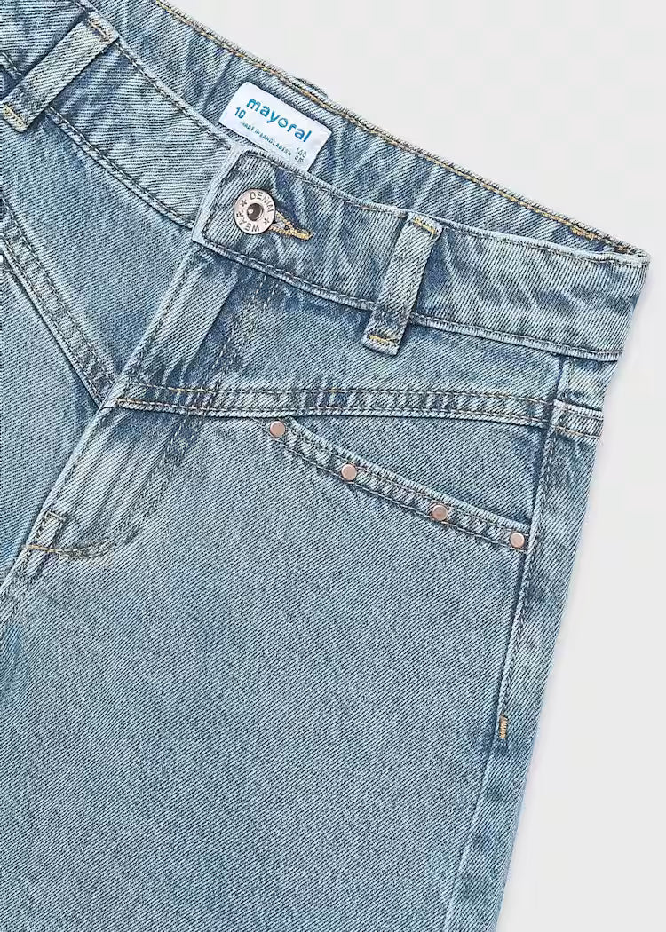 MAYORAL DENIM SHORTS - MEDIUM WASH