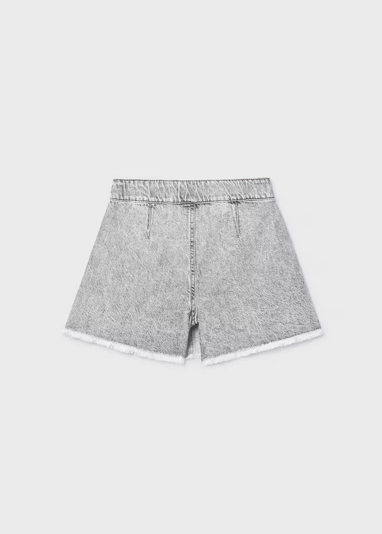 MAYORAL DENIM SKORT - GREY DENIM