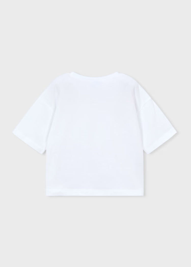 MAYORAL GRAPHIC TEE - WHITE