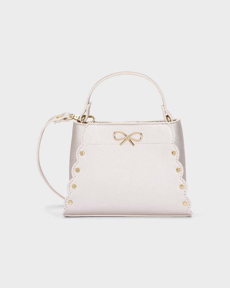 MAYORAL SCALLOPED EDGE PURSE - CHAMPAGNE