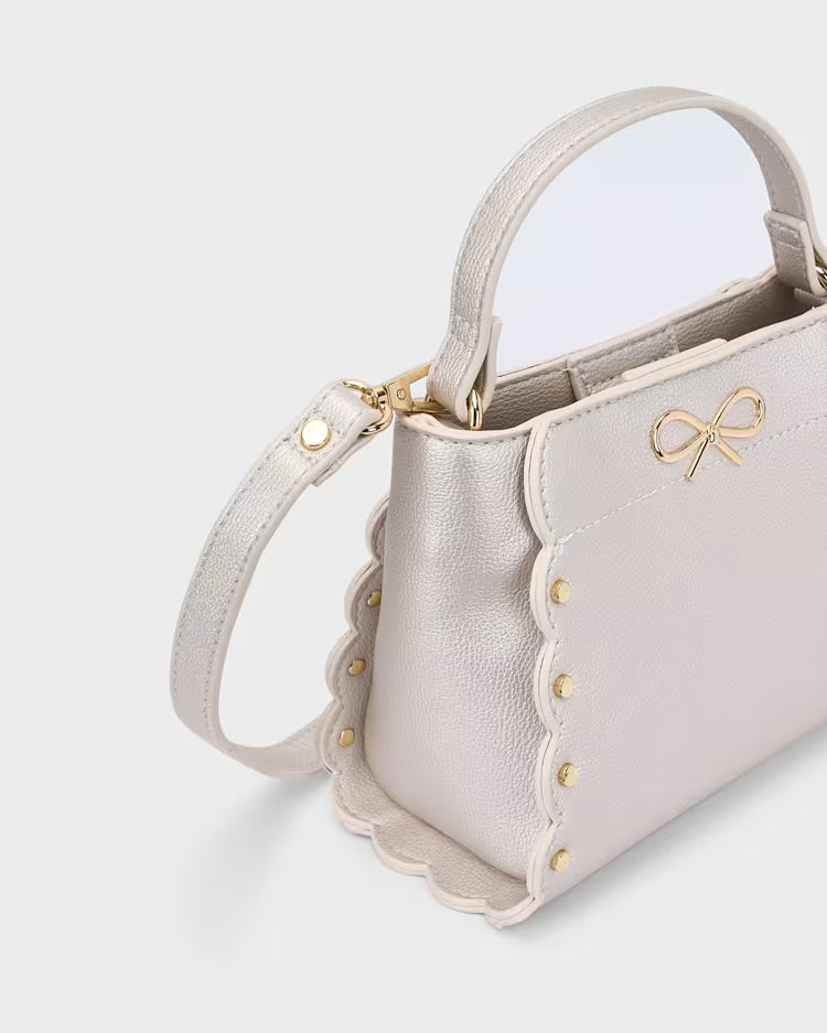 MAYORAL SCALLOPED EDGE PURSE - CHAMPAGNE