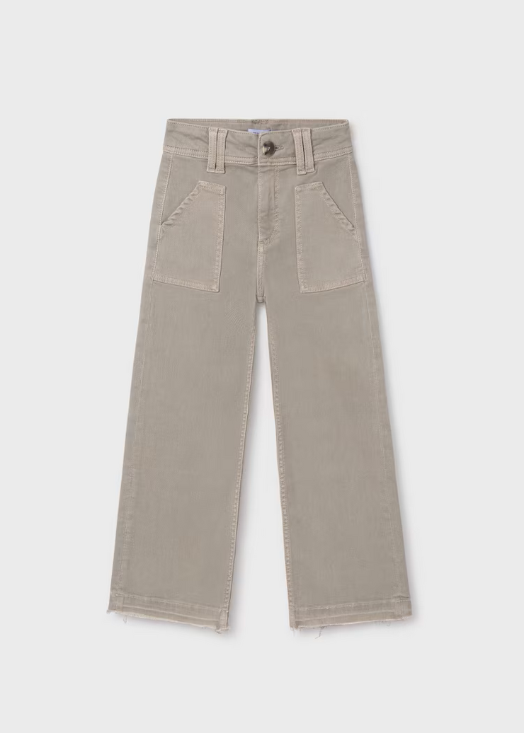 MAYORAL TWILL TROUSERS - SEPIA