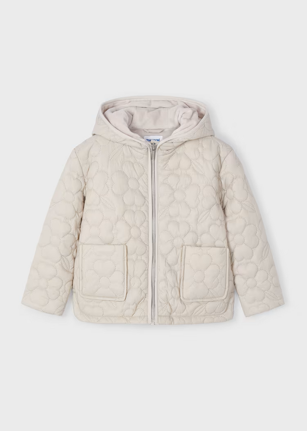 MAYORAL QUILTED COAT - ALPACA