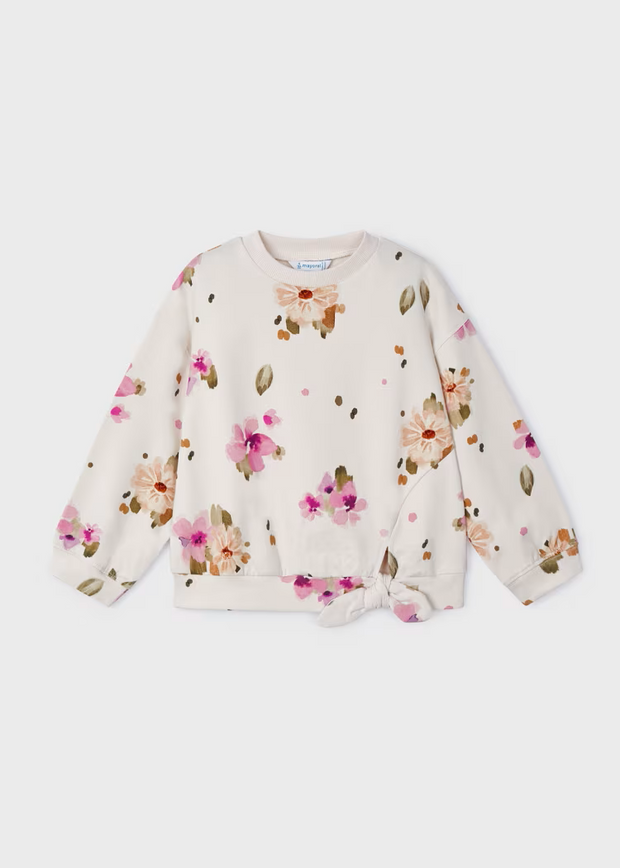 MAYORAL PRINTED SWEATSHIRT - CHICKPEA