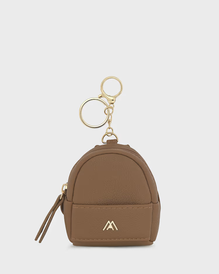 MAYORAL MINI BACKPACK KEYCHAIN - CAMEL