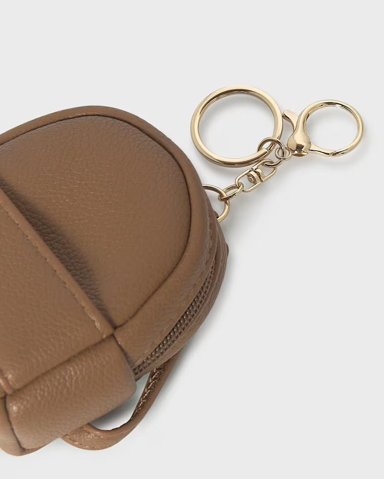 MAYORAL MINI BACKPACK KEYCHAIN - CAMEL