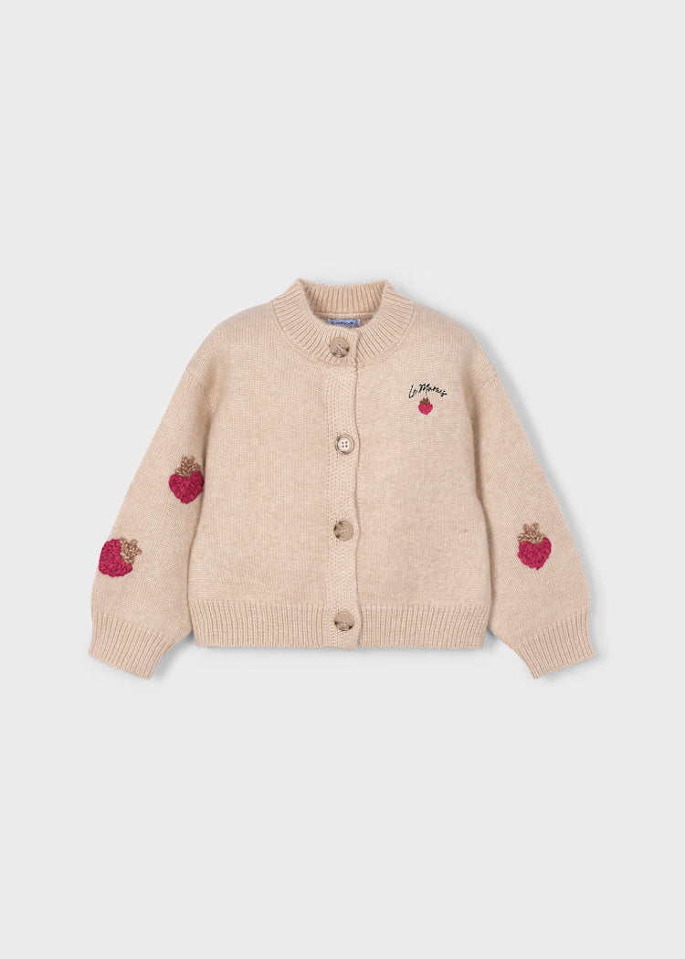 MAYORAL KNIT CARDIGAN - SESAME