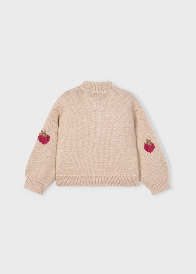 MAYORAL KNIT CARDIGAN - SESAME