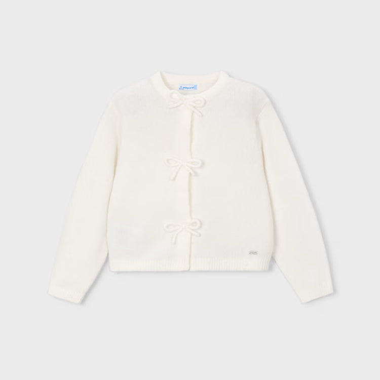 MAYORAL KNIT CARDIGAN - NATURAL
