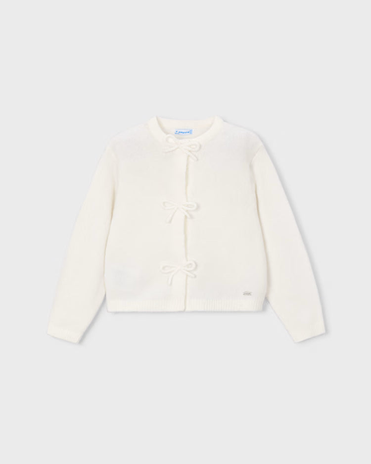 MAYORAL KNIT CARDIGAN - NATURAL